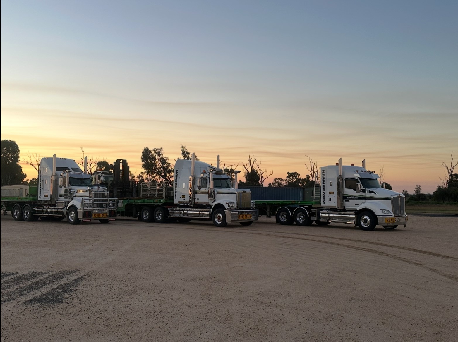 Airbagged Stepdeck Trailers