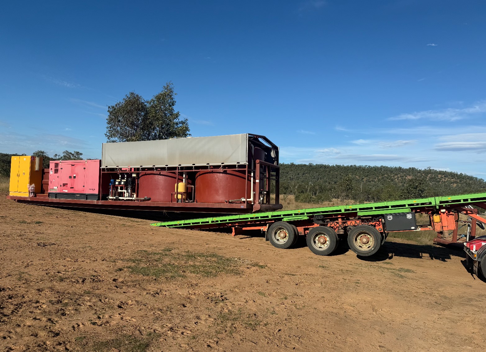 Airbagged Flatbed Trailers